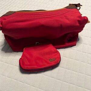 Dooney & Bourke Red Cosmetic Bag Set